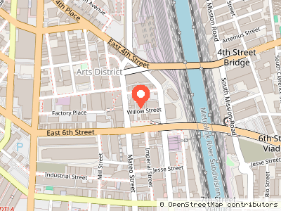 1317 Willow Street — Location map