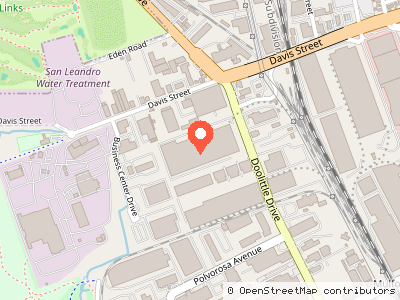1345 Doolittle Drive — Location map
