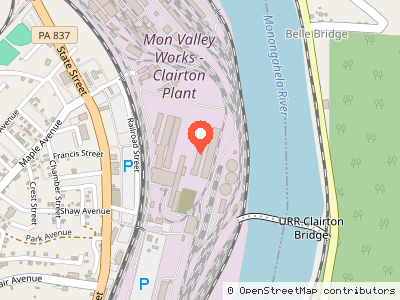 14" Mill — Location map