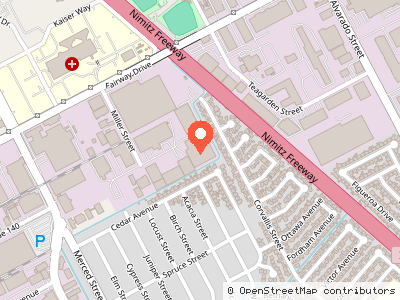 1400 Factor Avenue — Location map