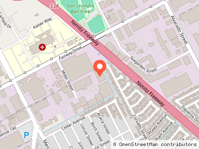 1401 Factor Avenue — Location map