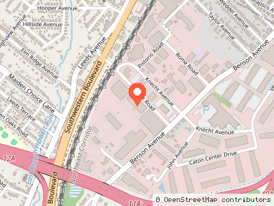 1405 Parker Avenue — Location map