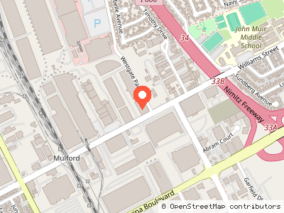 1950 Williams Street — Location map