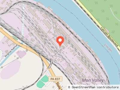 1st Unit Flushing Liquor Pump House CR — Location map