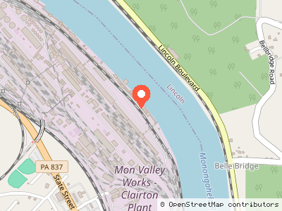 1st Unit Surge Bins — Location map