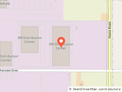 3M Distribution Center — Location map