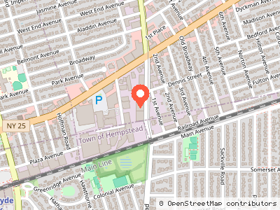 55 South Denton Ave — Mapa de ubicación
