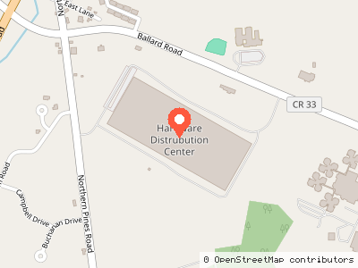 ACE Hardware Distrubution Center — Location map