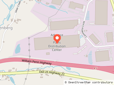 Advance Auto Parts Distribution Center — Location map