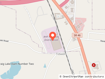 AHF Products Distribution — Location map