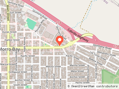 Air Monitoring Station: Morro Bay — Location map