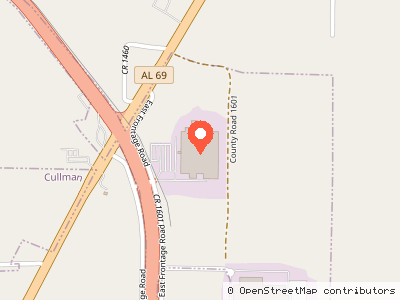 Alabama Cullman Yutaka Technologies LLC — Location map