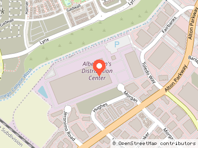 Albertsons Distribution Center — Location map