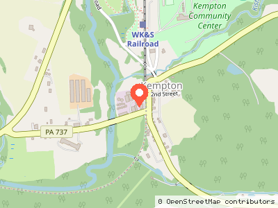 Albright's Mill — Location map