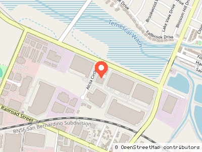 Alcoa Storage Corona, Ca. — Location map