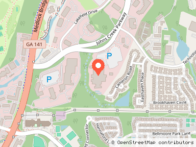 Alcon Johns Creek Manufacturing — Location map