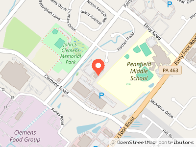 Alderfer Auction — Location map