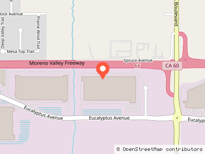 Aldi Warehouse Moreno Valley — Location map