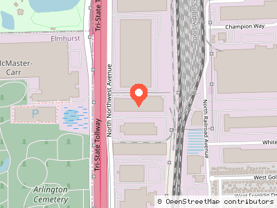 Aligned Data Center - Chicago ORD-01 — Location map