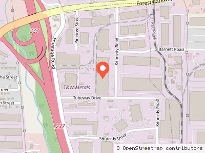 All South Warehouse — Location map