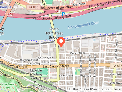 Allegheny Millwork & Lumber — Location map