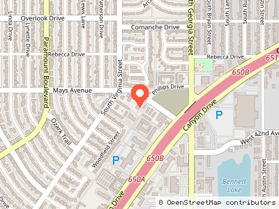 Amarillo Industrial Electric — Location map