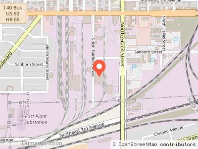 Amarillo Warehouse Company — Location map