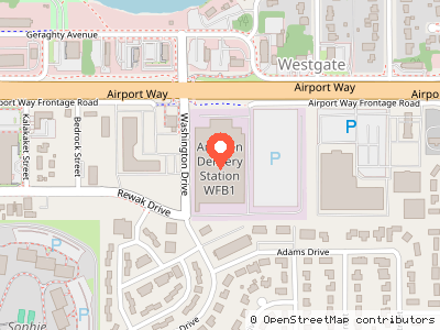 Amazon Delivery Station WFB1 — Mapa de ubicación