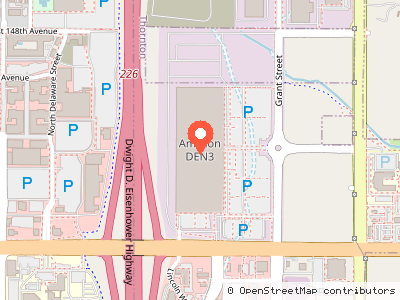 Amazon DEN3 — Mapa de ubicación