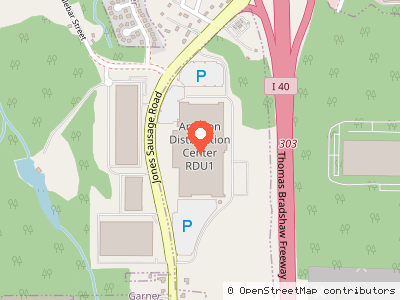 Amazon Distribution Center RDU1 — Mapa de ubicación