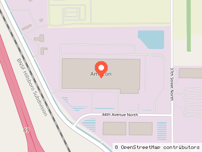 Amazon — Location map