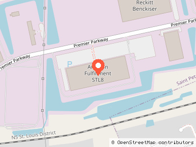 Amazon Fulfillment STL8 — Mapa de ubicación