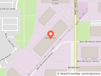 Amazon — Location map