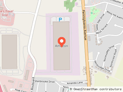 Amazon — Location map