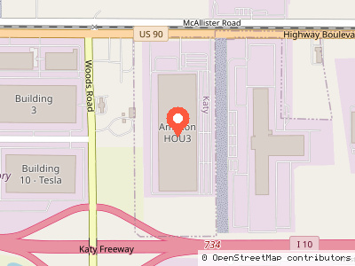 Amazon HOU3 — Location map