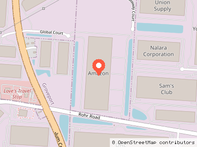 Amazon — Mapa de ubicación