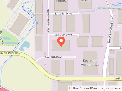 Aspen Distribution — Location map