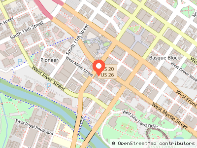 Boise Philharmonic Orchestra — Location map