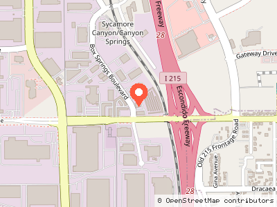 Box Springs Storage — Location map