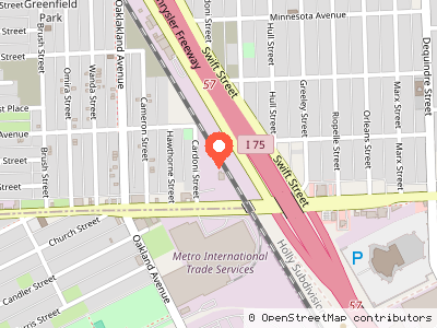 Century Transportation — Location map