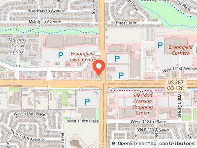 CenturyLink Switching Center — Location map