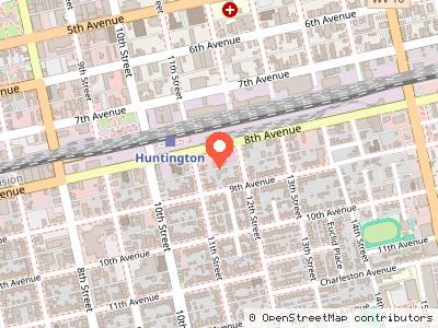 Charleston Acoustics of Huntington — Location map