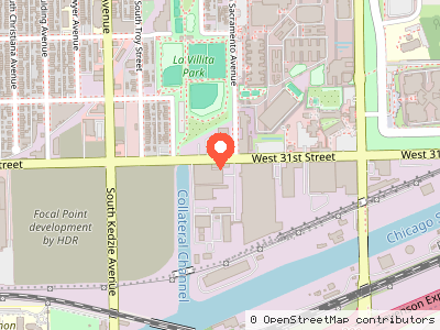 Chicago Fleet Management Repair Shop — Location map