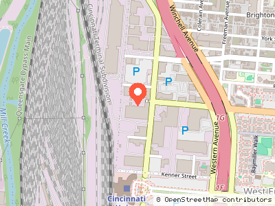Cincinnati Network Distribution Center — Mapa de ubicación