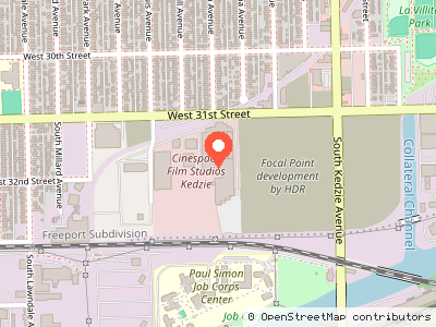 Cinespace Kedzie Studio Building — Location map