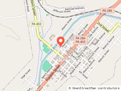 Clymer Volunteer Fire Company — Mapa de ubicación