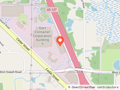 Dart Container Corporation, building 4 — Mapa de ubicación