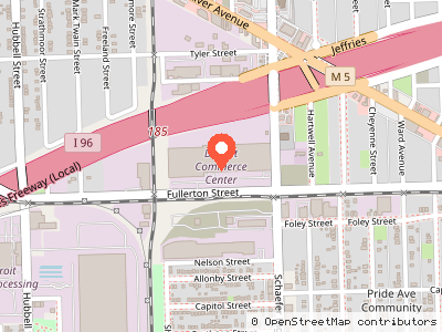Detroit Commerce Center — Location map