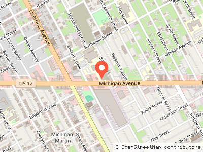 Detroit Design Center — Location map