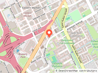 DHC Maintenance Warehouse — Location map